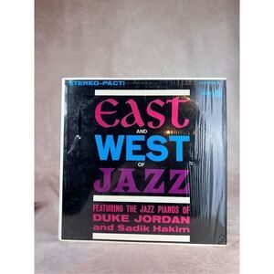 Vintage EAST and WEST of JAZZ Duke Jordan Sadik Hakim Vinyl LP PARKER Records